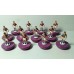 Subbuteo Andrew Table Soccer Aston Villa 1985-86 on Classic Hasbro Bases
